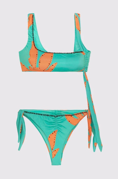BIkini Mefui  Top e slip americano regolabile exotic