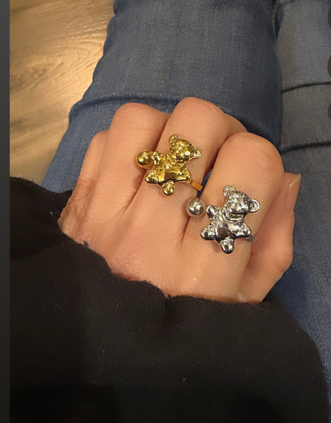 Anello teddy bear due varianti colore