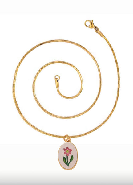 Collana Love Little Italy retro’ Flower vari disegni