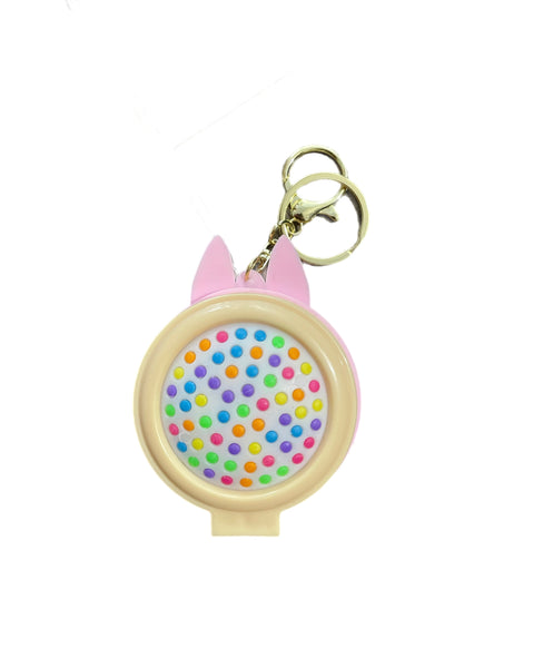 Spazzola e specchietto Labubu portachiavi Pimp your Bag vari colori
