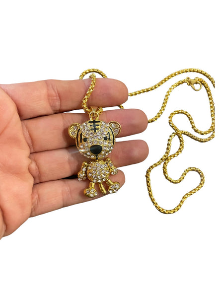 Collana tigrotto due varianti colore
