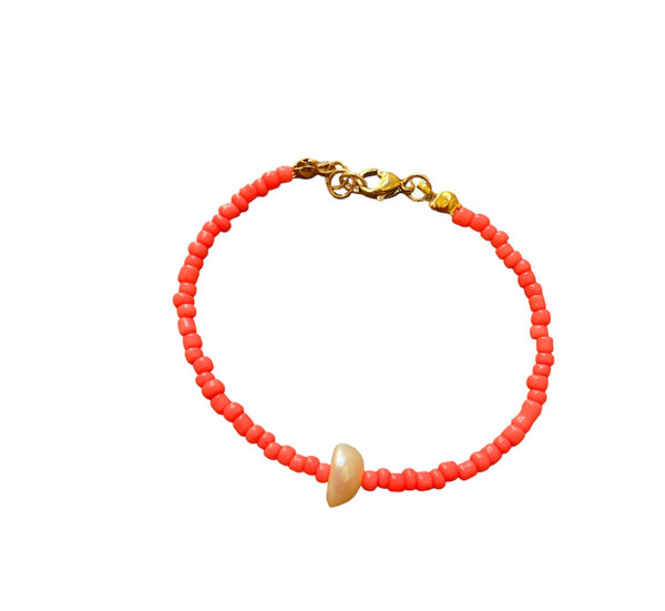 Bracciale anotherself perline e perla di fiume vari colori