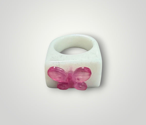 Anello resina farfalla l’anello sceglie dove andare vari colori