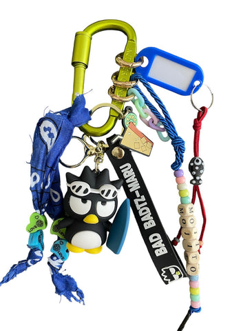 Pimp your Bag Keychain charms per borsa e portachiavi badtz maru beach