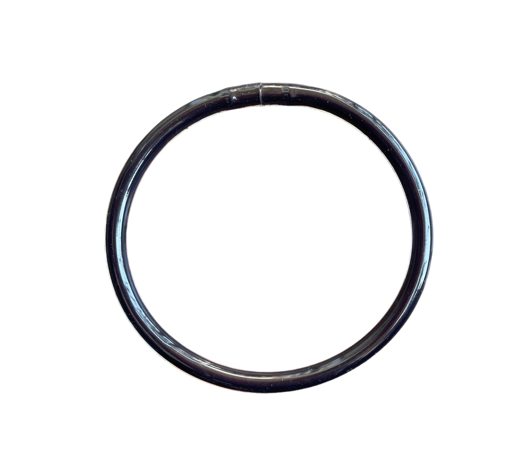 Jelly bangle nero intenso brillante