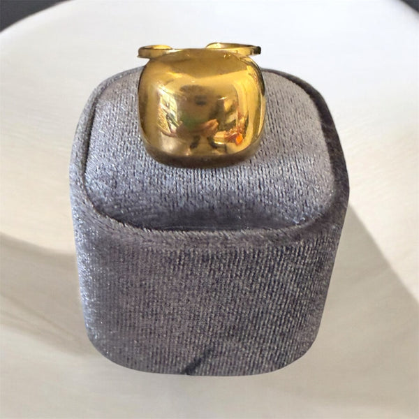 Anello regolabile quadrato puff