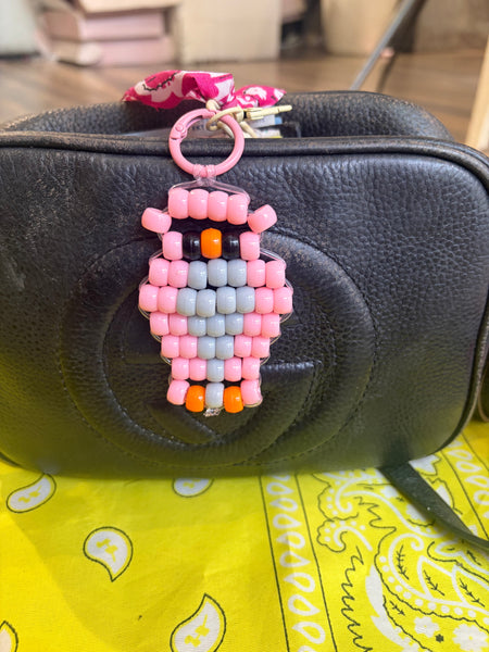 Pimp your bag Colors keychain gufetto portafortuna  pony Beads Vari utilizzi e vari colori