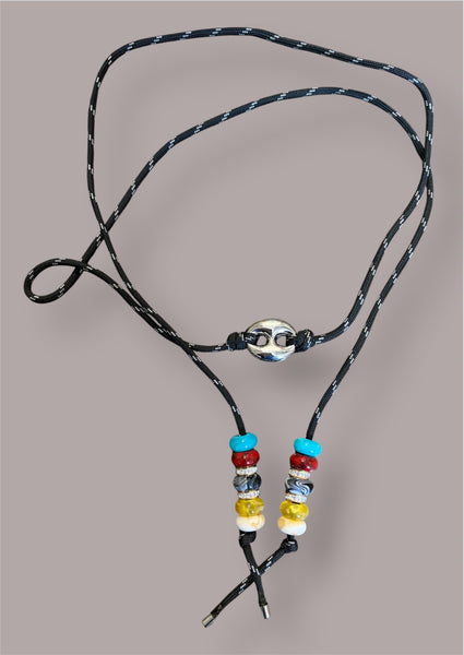 Collana Marine Florida centrale argento  in vari colori