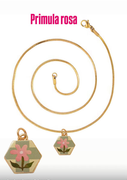 Collana Love Little Italy retro’ Flower vari disegni