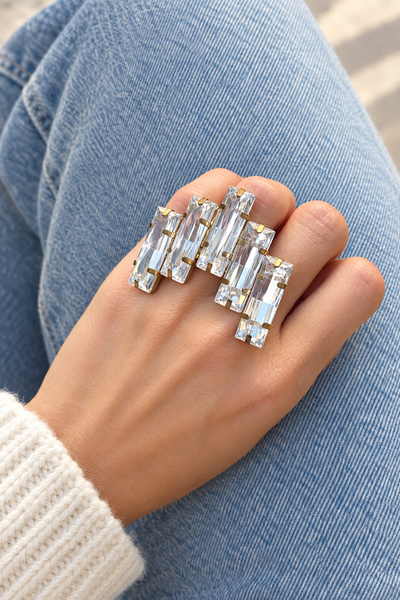 Anello regolabile maxi baquette extreme