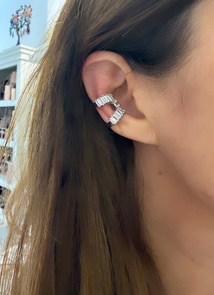 Earcuff Isla Bonita Crystal Double zig due varianti colore