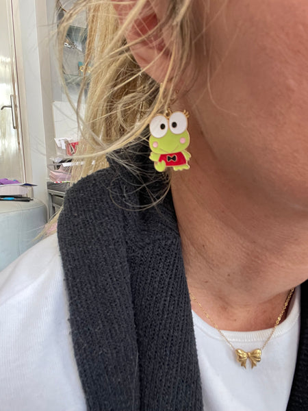 Mono orecchino keroppi