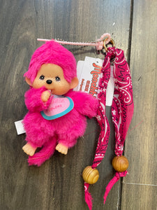 Pimp your Bag Monchichi colors Fuxia