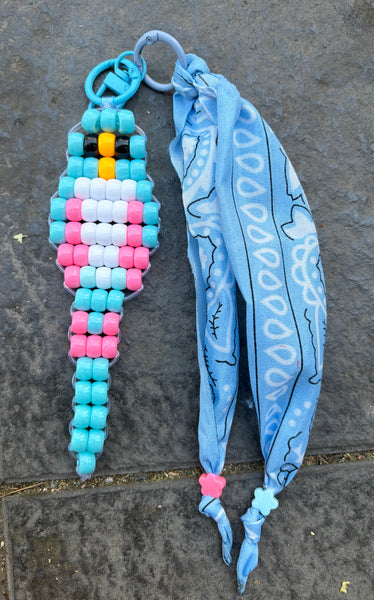 Pimp your bag Colors keychain pappagallo colorato pony Beads Vari utilizzi e vari colori