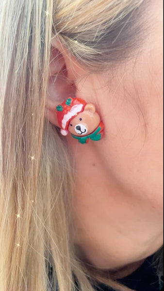 Mono orecchino lobo Christmas Edition varie forme natalizie