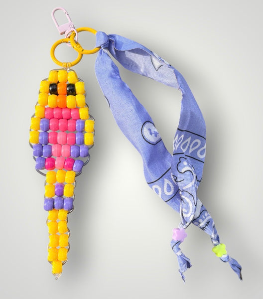 Pimp your bag Colors keychain pappagallo colorato pony Beads Vari utilizzi e vari colori
