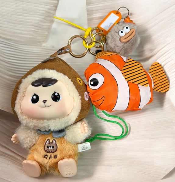 Pimp your bag Bao-ao Forest friends Series castagna