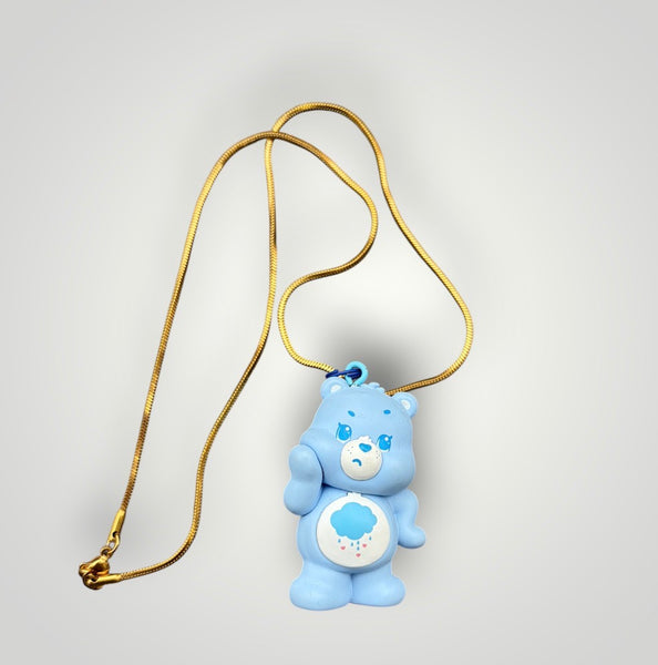 Collana Orsetto del cuore catenina 50 cm vari colori