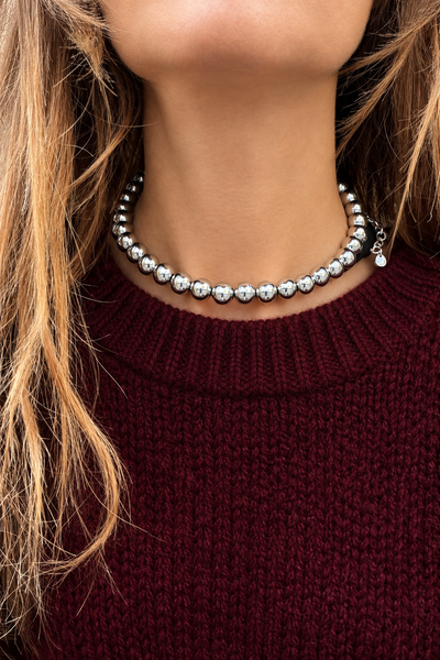 Collana  girocollo choker bubbles