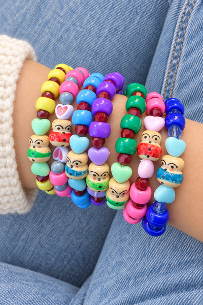 Bracciale Chinitos de la Buena Suerte rosso vari colori