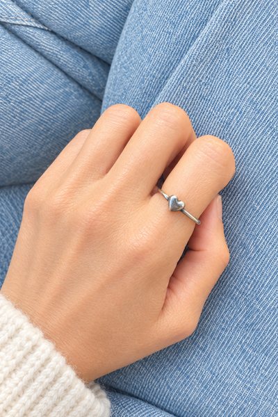 Anello cuore argento 925
