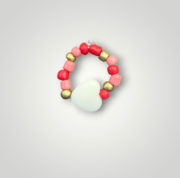 Anello colors con cuore vari colori