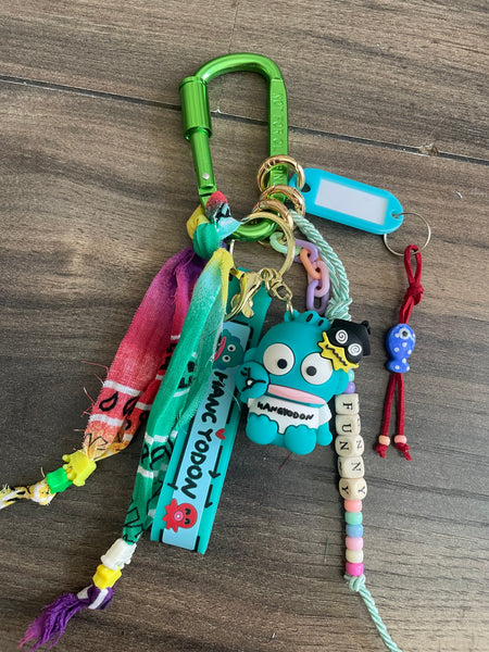 Punk tour Bag Keychain charms per borsa e portachiavi hangyodon
