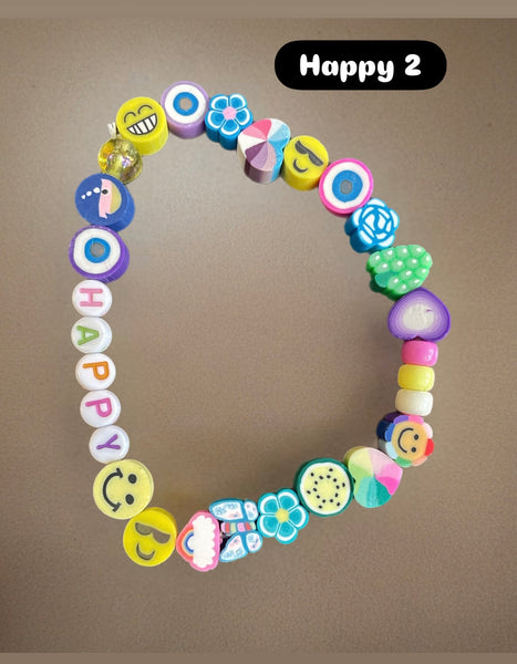 Cavigliera multi charms smile fruit parolina vari colori
