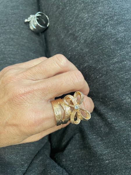 Anello fiocco MaryGrace due varianti colore