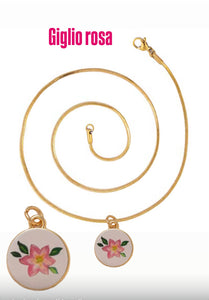Collana Love Little Italy retro’ Flower vari disegni