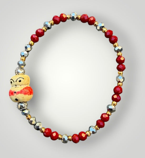 Bracciale chinitos de la Buena suerte rosso Limited Edition