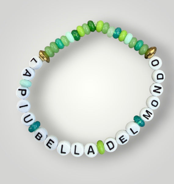 Bracciale con frase motivazionale