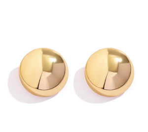 Coppia Orecchini unica maxi sfera due varianti colore