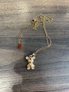 Collana teddy bear orsacchiotto crystal
