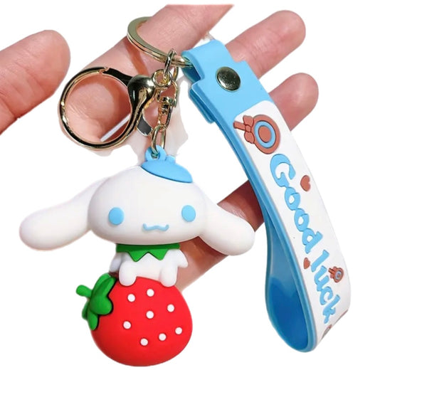 Pimp your Bag Keychain charms per borsa e portachiavi Cinnamorol strawberry