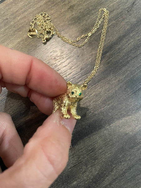 Collana gattino 3d due varianti colore