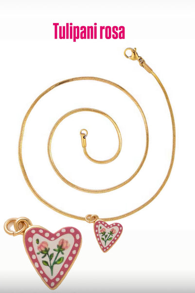 Collana Love Little Italy retro’ Flower vari disegni