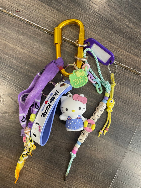 Pimp your Bag Keychain charms per borsa e portachiavi hallo kitty beach