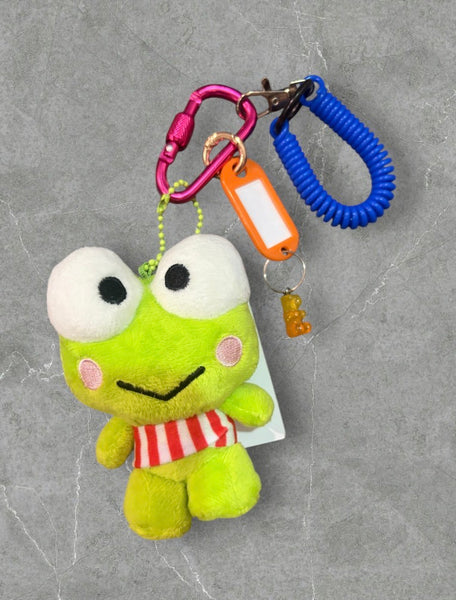 Pimp your Bag Keychain charms per borsa e portachiavi keroppi peluche abitìno rosso