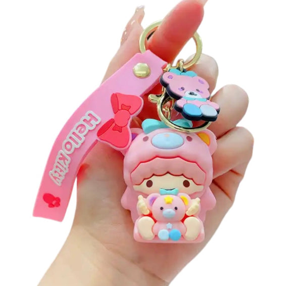 Keychain charms X borsa e portachiavi Little twin star gemella Lala