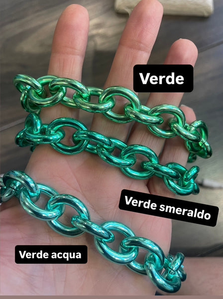 Bracciale Chain ovale grande So Glamour vari colori