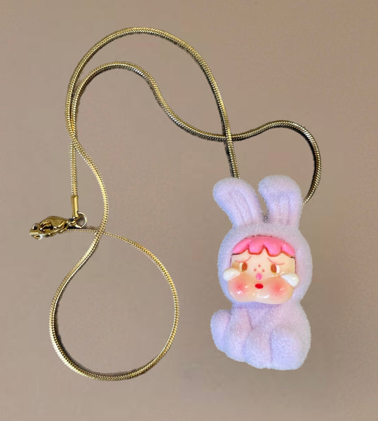 Collana powerpuff girls   vari colori due lunghezze catenina