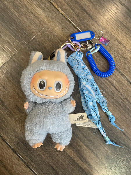 Pimp your Bag Keychain charms per borsa e portachiavi Labubu the monsters macaron Sea salt coconut