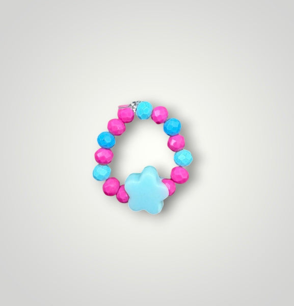 Anello colors con stellina  vari colori