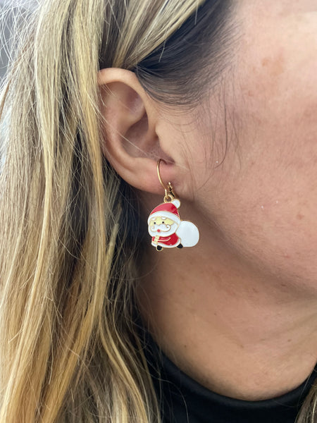 Mono orecchino Christmas Edition Babbo Natale