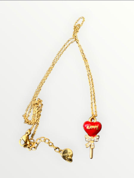 Collana Balloon Palloncino cuore con fiocco love