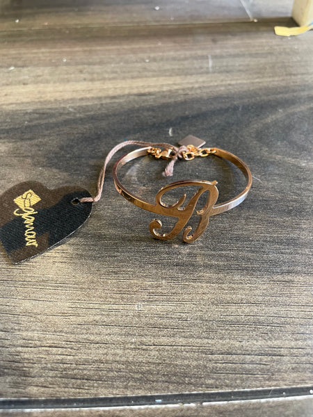 Bracciale regolabile So Glamour tre varianti colore e varie lettere