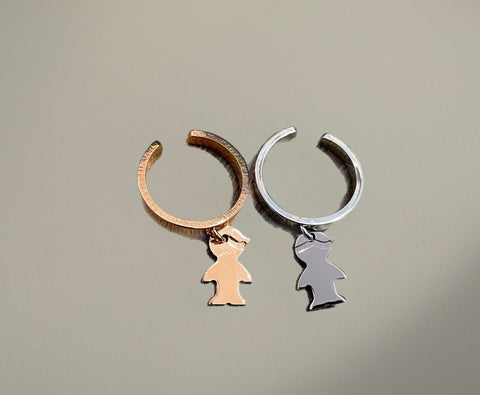 Anello regolabile So glamour bimbo  due varianti colore