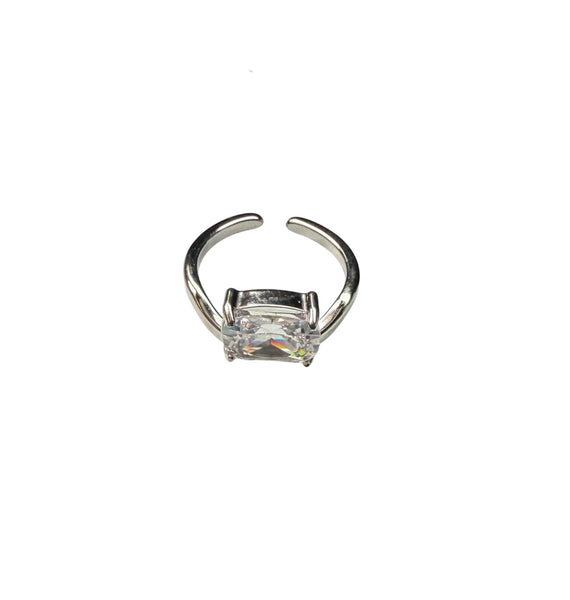 Anello Asa punto luce quadrato   due varianti colore