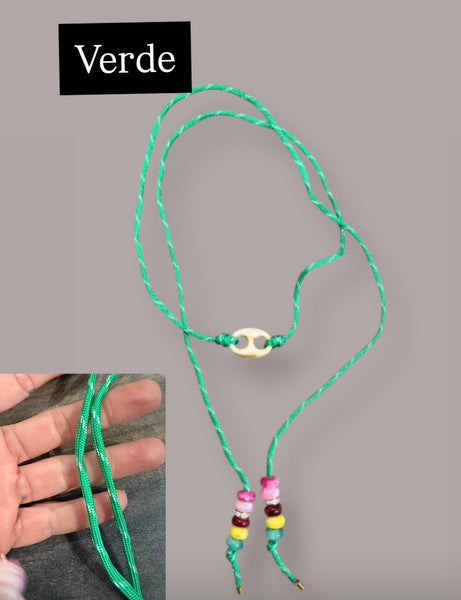 Collana Marine Florida centrale chain burro marmorizzato  in vari colori